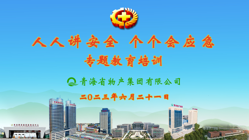 提高安全管理水平 落實(shí)全員安全責(zé)任——集團(tuán)安委會(huì)舉辦2023年“人人講安全，個(gè)個(gè)會(huì)應(yīng)急”專題教育培訓(xùn)