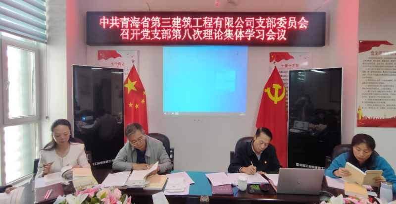 三建公司黨支部召開第八次理論集體學習會 ----集團黨委委員、紀委書記講主題教育專題黨課